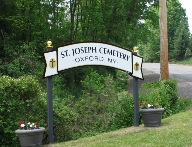 cemetery sign