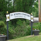 cemetery sign